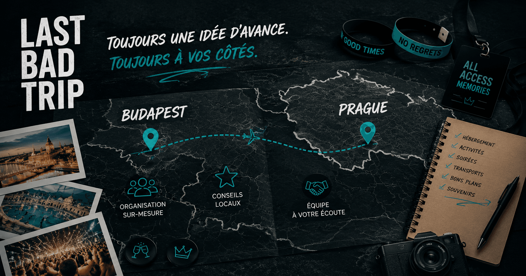 Travel plan for a stag party in Budapest or Prague